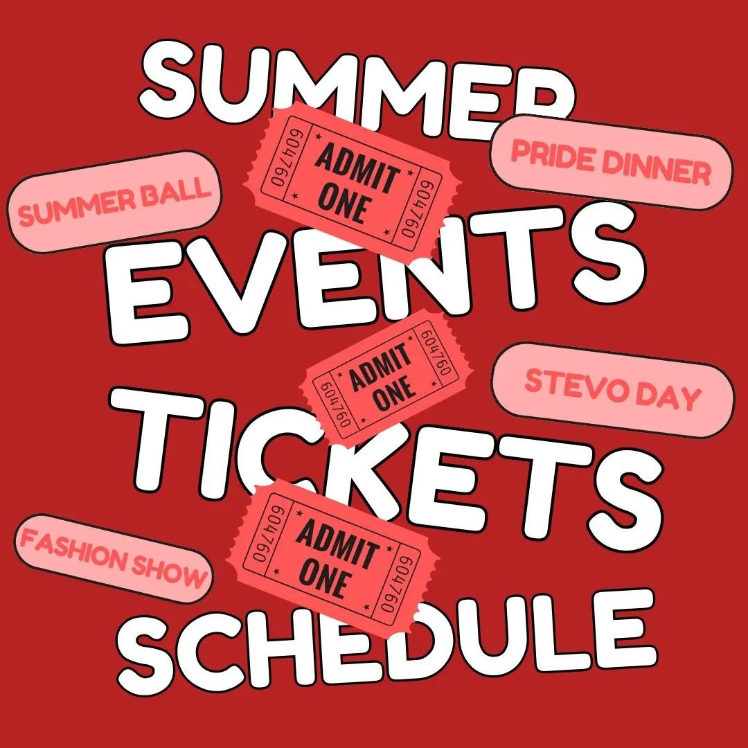 excited for this summer's events? so are we! 
take a look at this post if you want to set some reminders for yourself for ticket release day.....

stevo day and summer ball second release out tomorrow❤️