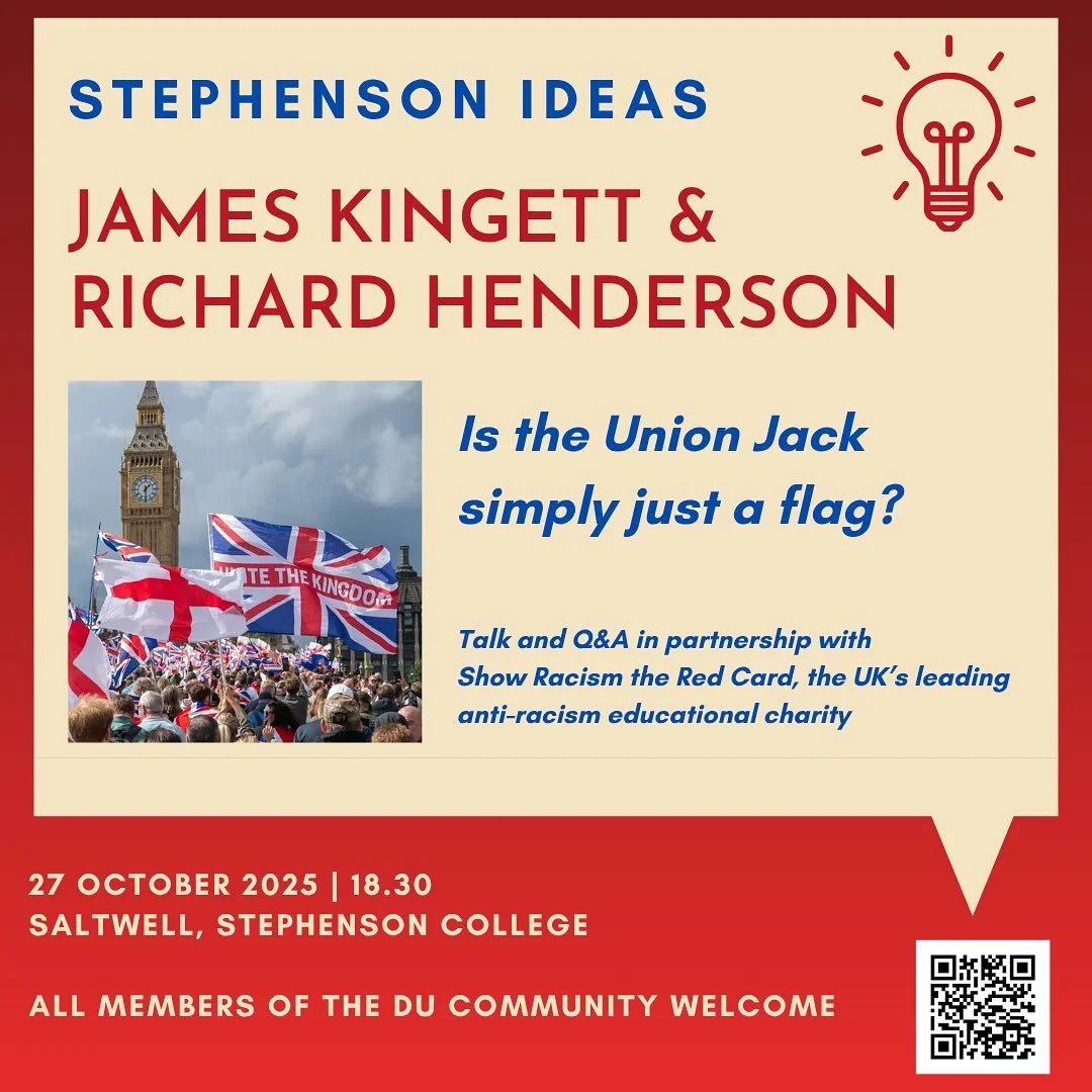 Join us for a timely Stephenson Ideas talk in partnership with Show Racism the Red Card, the UK&rsquo;s leading anti-racism educational charity! 

In recent weeks, countless streets across the UK have been filled with national flags, prompting many t