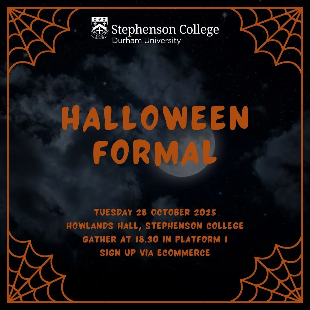 MORE TICKETS RELEASED DUE TO POPULAR DEMAND! 🎃 
 
Stephenson students are invited to a haunted evening of fine frights &amp; dining delights at our Halloween Formal! Join us if you dare for a hauntingly delicious evening filled with eerie elegance, 