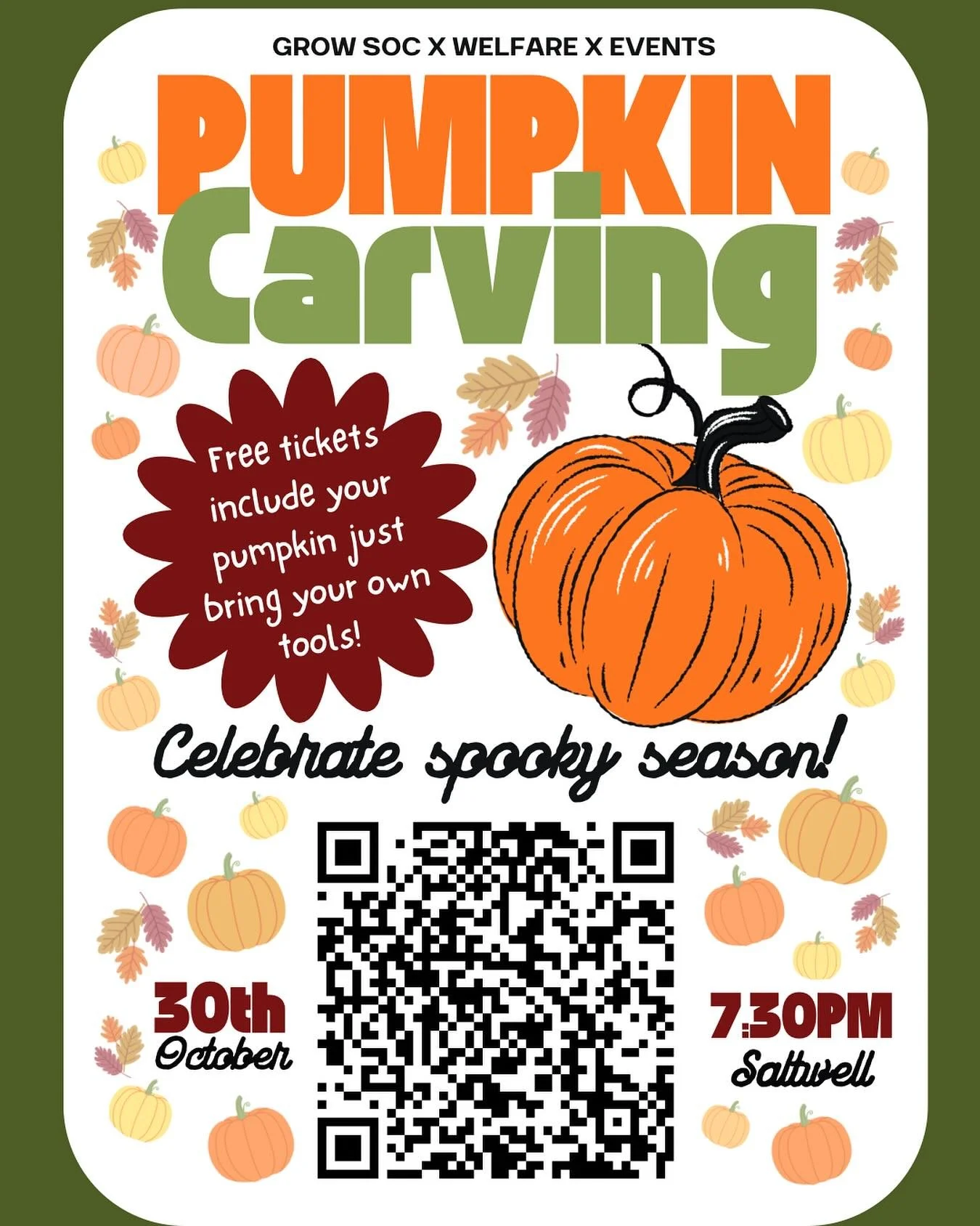 🎃❤️Get in the spooky Stevo spirit and come along to our pumpkin carving night. Tickets are now available!❤️🎃
Tickets are free and include your pumpkin just make sure to bring your own carving tools!🌟
(Tickets are limited so get them fast!)‼️