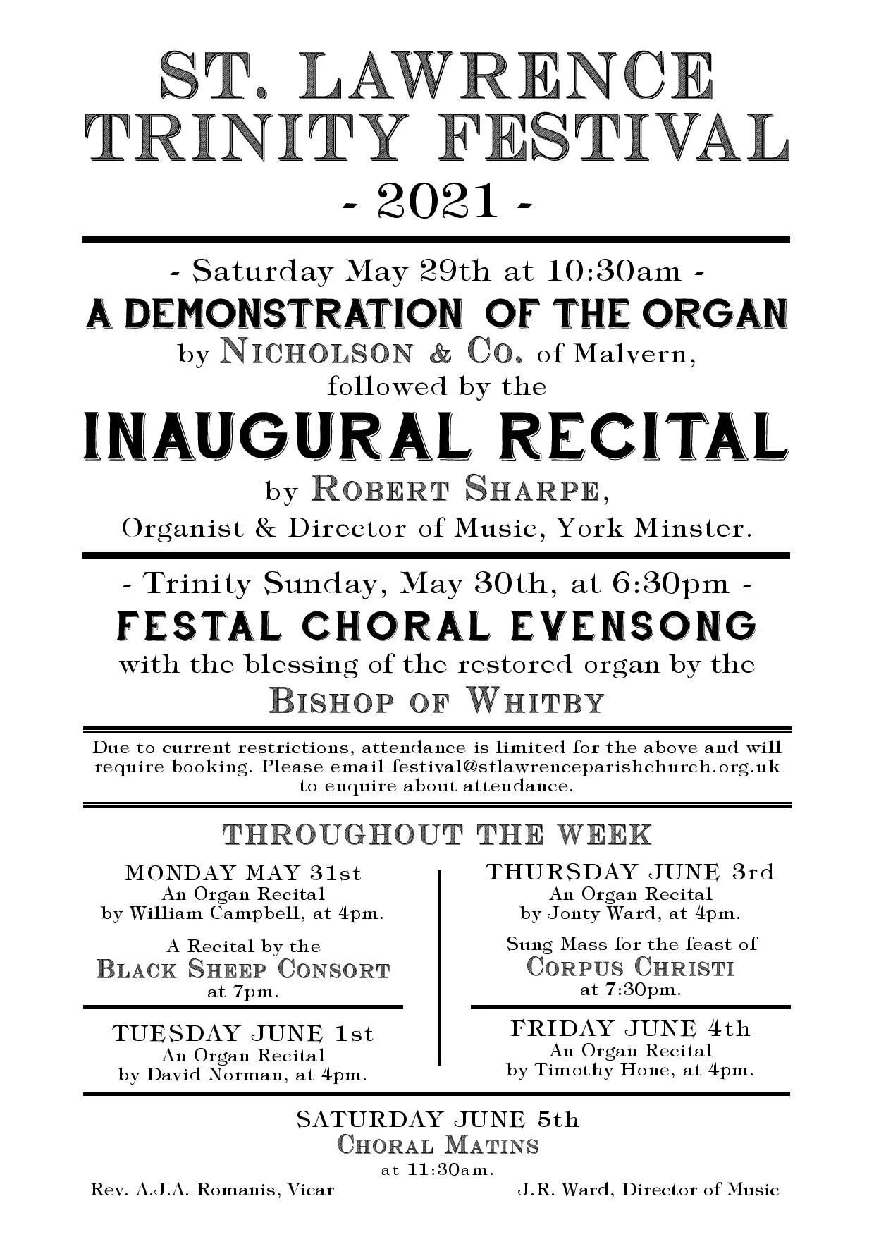 Attend an Organ Recital at St Lawrence