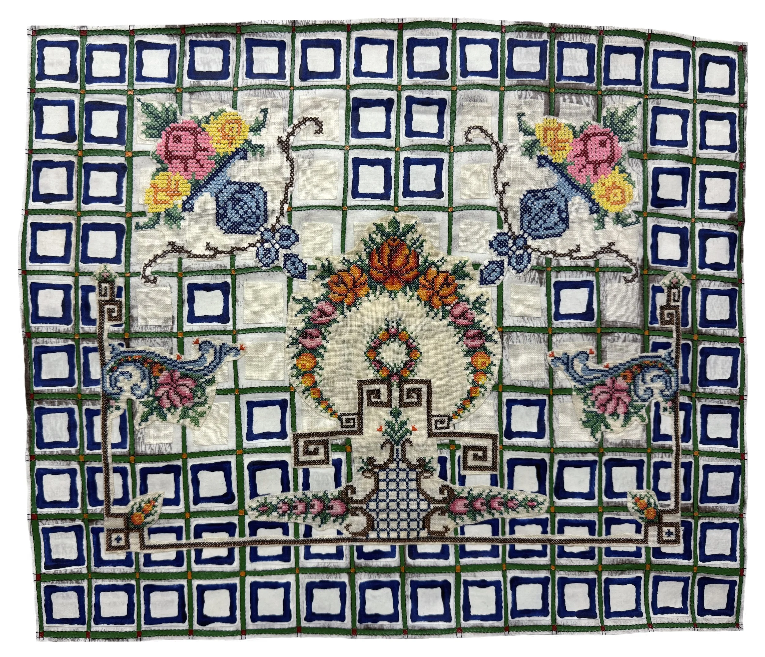 Vintage Table Linens Reimagined #2