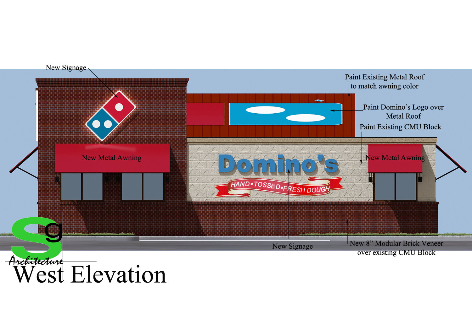 Domino's West Elevation.jpg