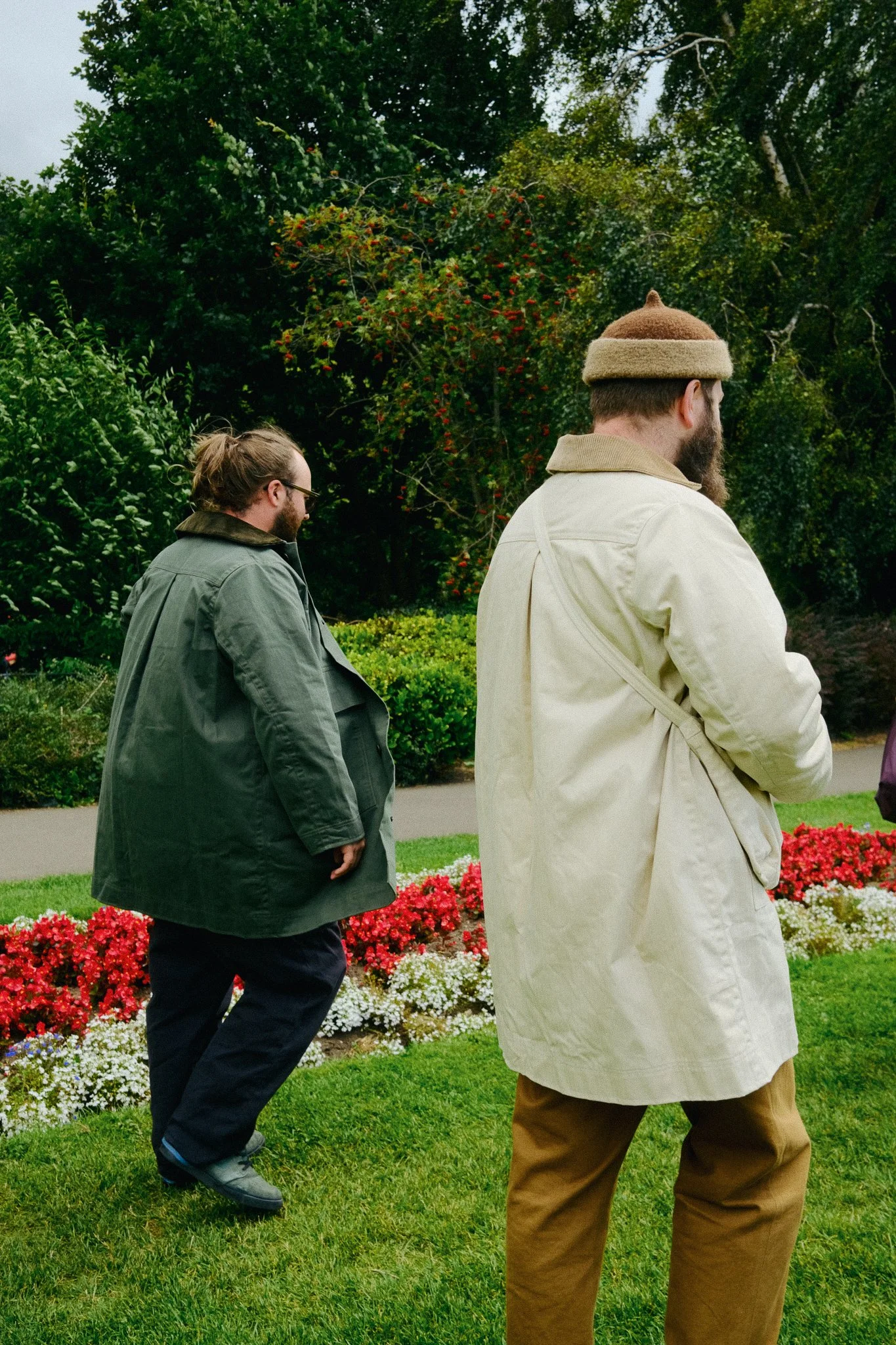 013 WAX COTTON OVERCOAT — NEMCEE