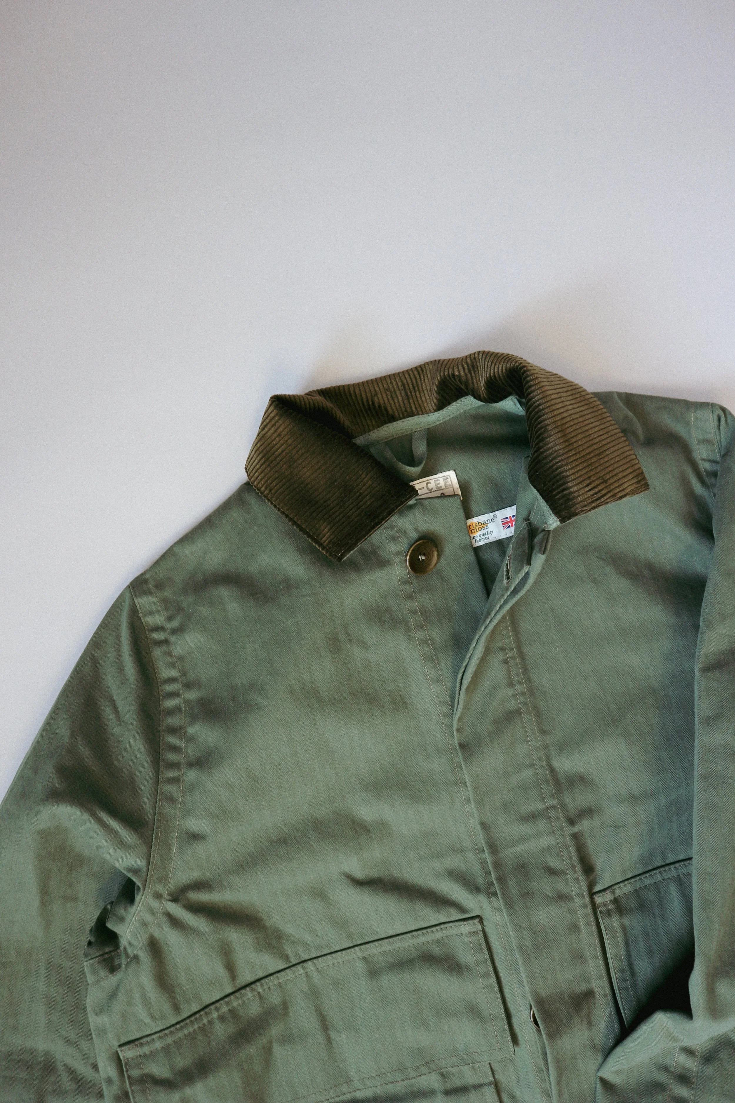 013 WAX COTTON OVERCOAT — NEMCEE