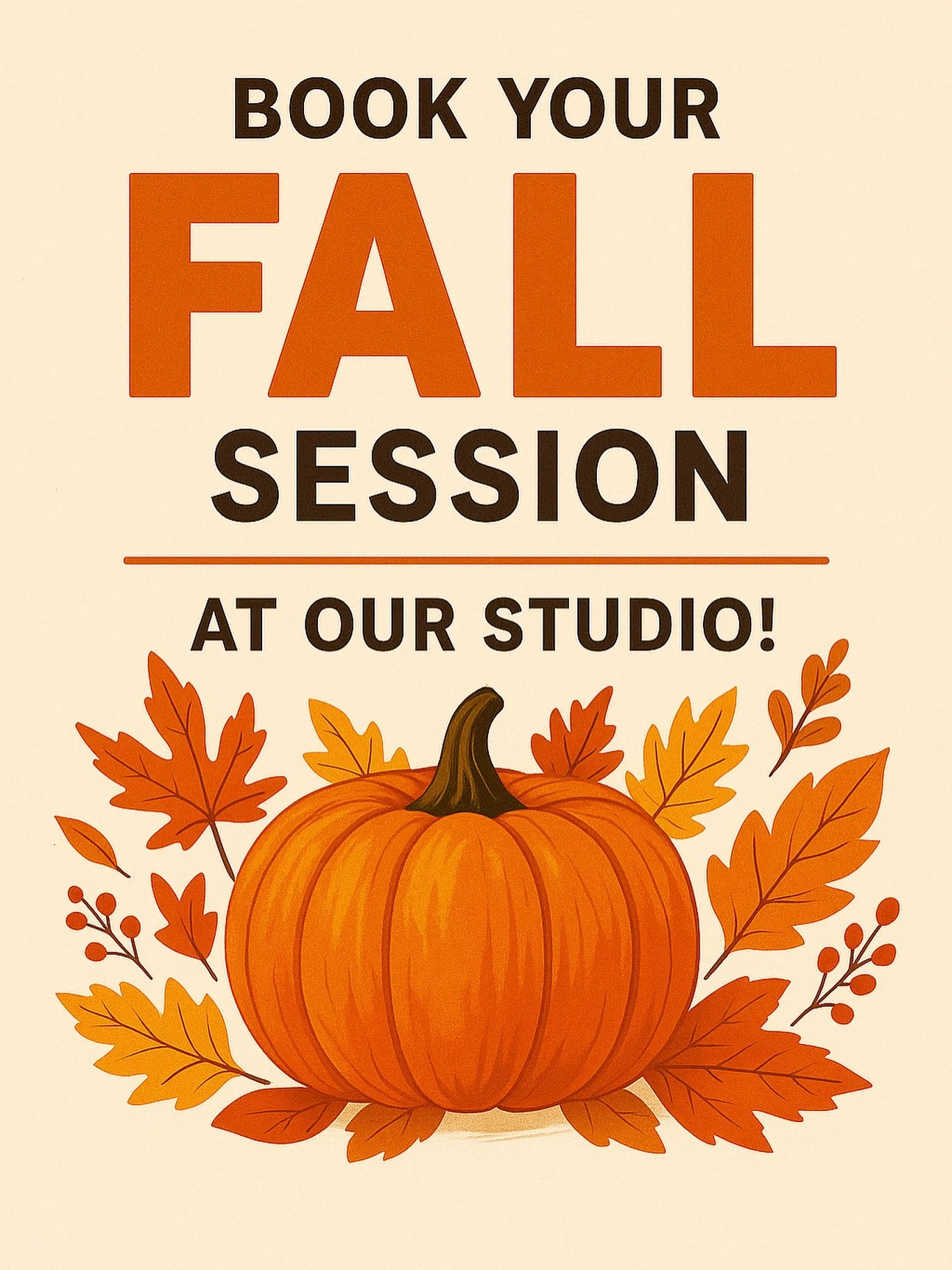 Fall is here! Come record your next song with us!