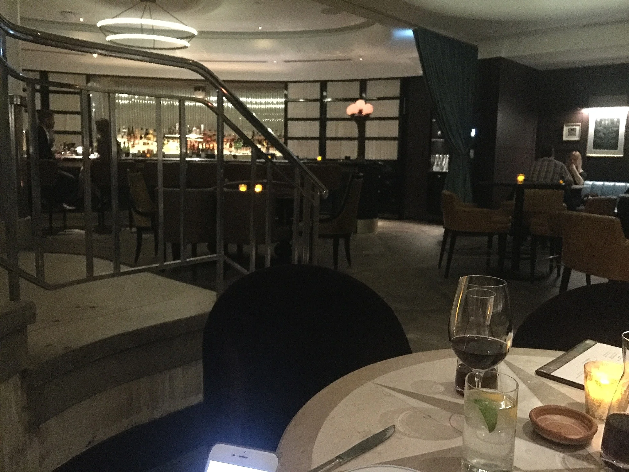 view of lena restaurant downstairs