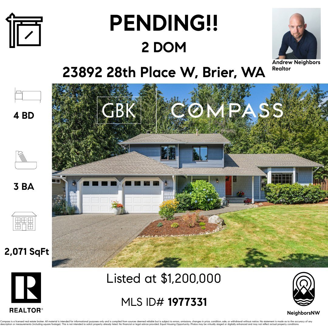 Pending in 2 days! 

Meticulously maintained &amp; exquisitely updated, this 4bd | 3ba, 2,071 sqft home in the highly sought after neighborhood of Brier is not one to be missed! Sitting on a large 12,197 sqft lot, enjoy dining on the deck prepared us