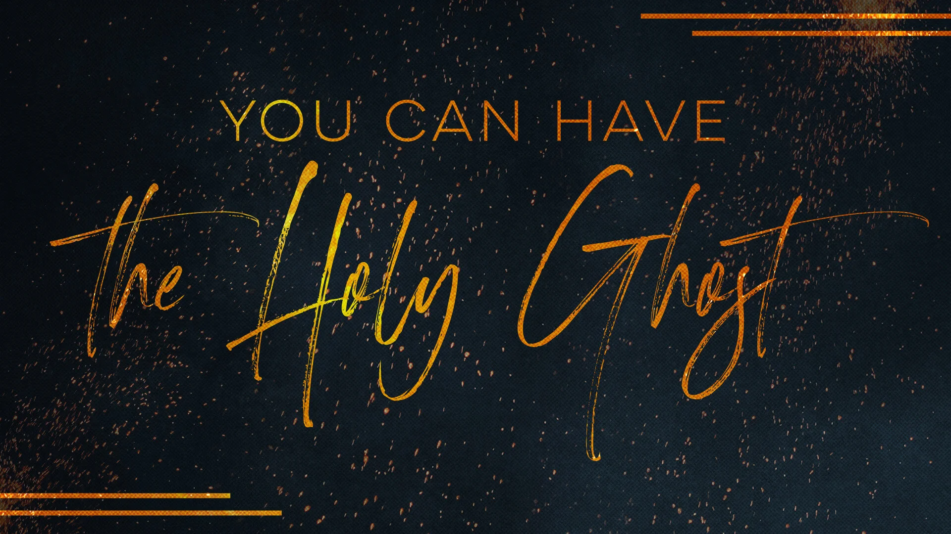 You Can Have The Holy Ghost - Rev. Martyn Ballestero