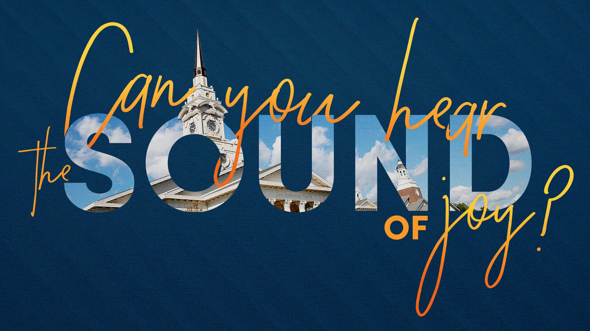 Can You Hear The Sound Of Joy - Pastor Nathan Holmes