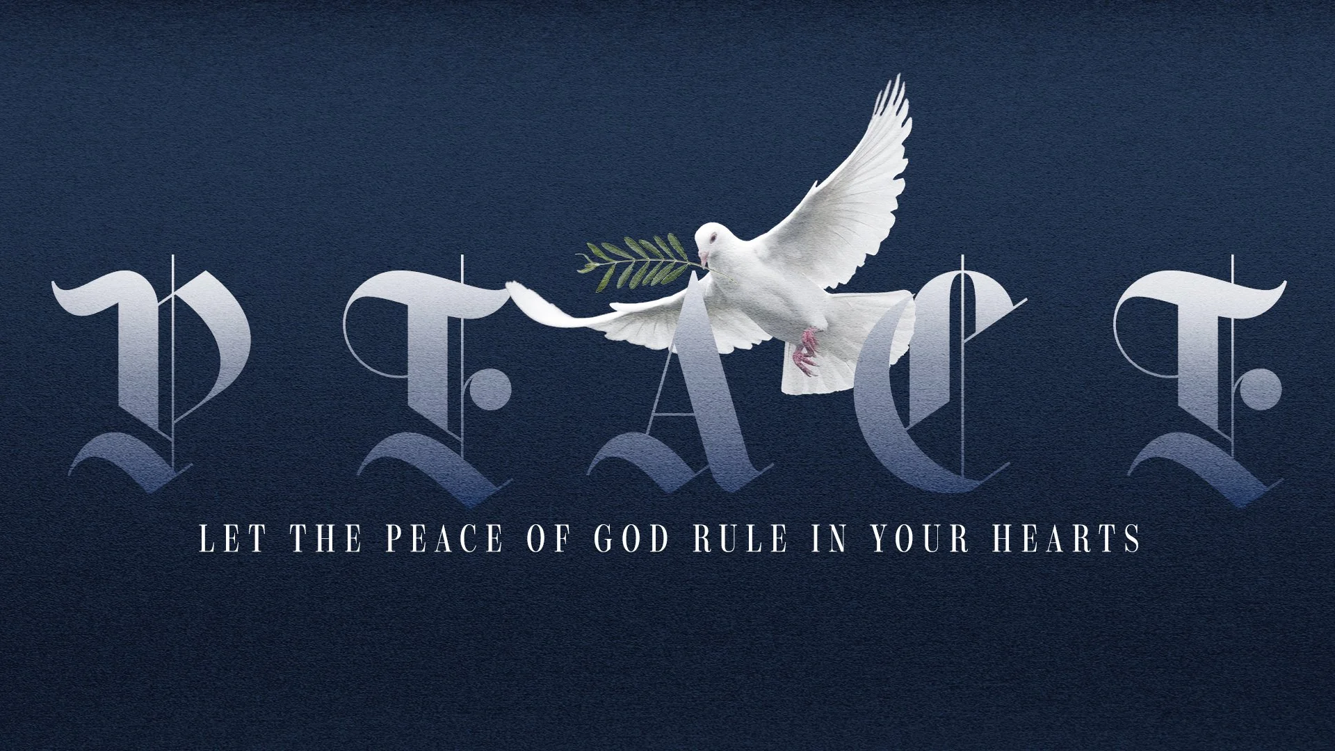 Let Peace Rule - Pastor Nathan Holmes