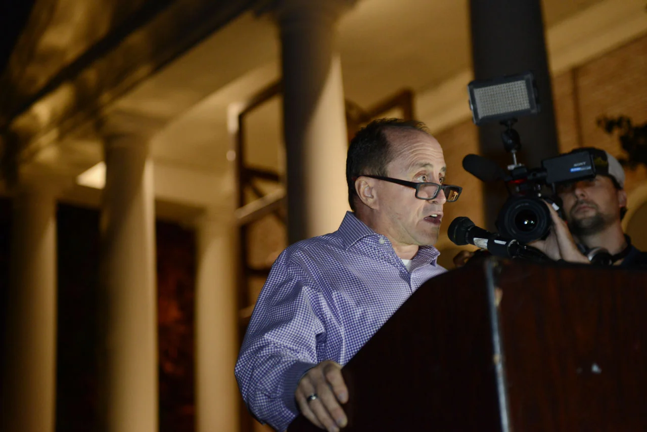 Allen Roskoff, President of the Jim Owles Liberal Democratic Club.