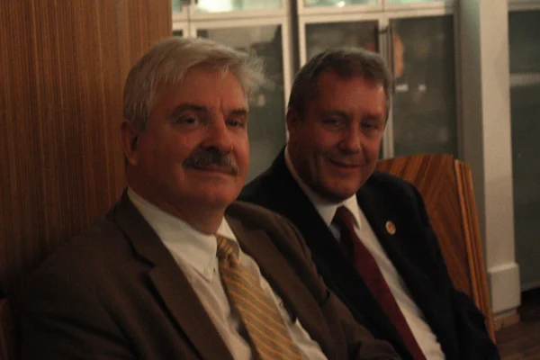 Gay USA co-host Andy Humm and City Council Member Board Member Danny Dromm