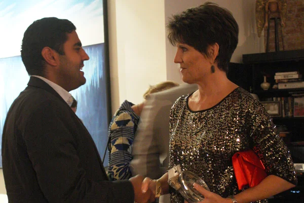 Former Brooklyn State Senate Candidate Jason Ortano and Honoree Lucie Arnaz