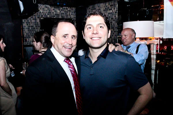 Club President Allen Roskoff and "Mayor of Fire Island Pines" Seth Weissman
