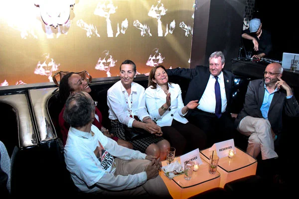 Honoree, Actor S. Epatha Merkerson, Former State Senator Catherine Abate, Honoree, Councilmember Melissa Mark-Viverito, Awardee, Councilmember Danny Dromm, and Gay City News Founder Paul Schindler