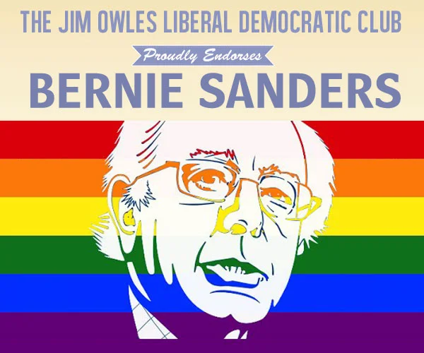 Jim Owles Liberal Democratic Club Endorses Bernie Sanders