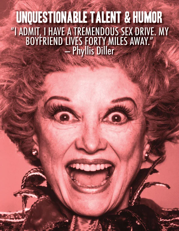 A Phyllis Diller mailer and an anti- anti-Quinn endorsement