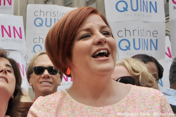 Campaign finance complaint filed against Christine Quinn