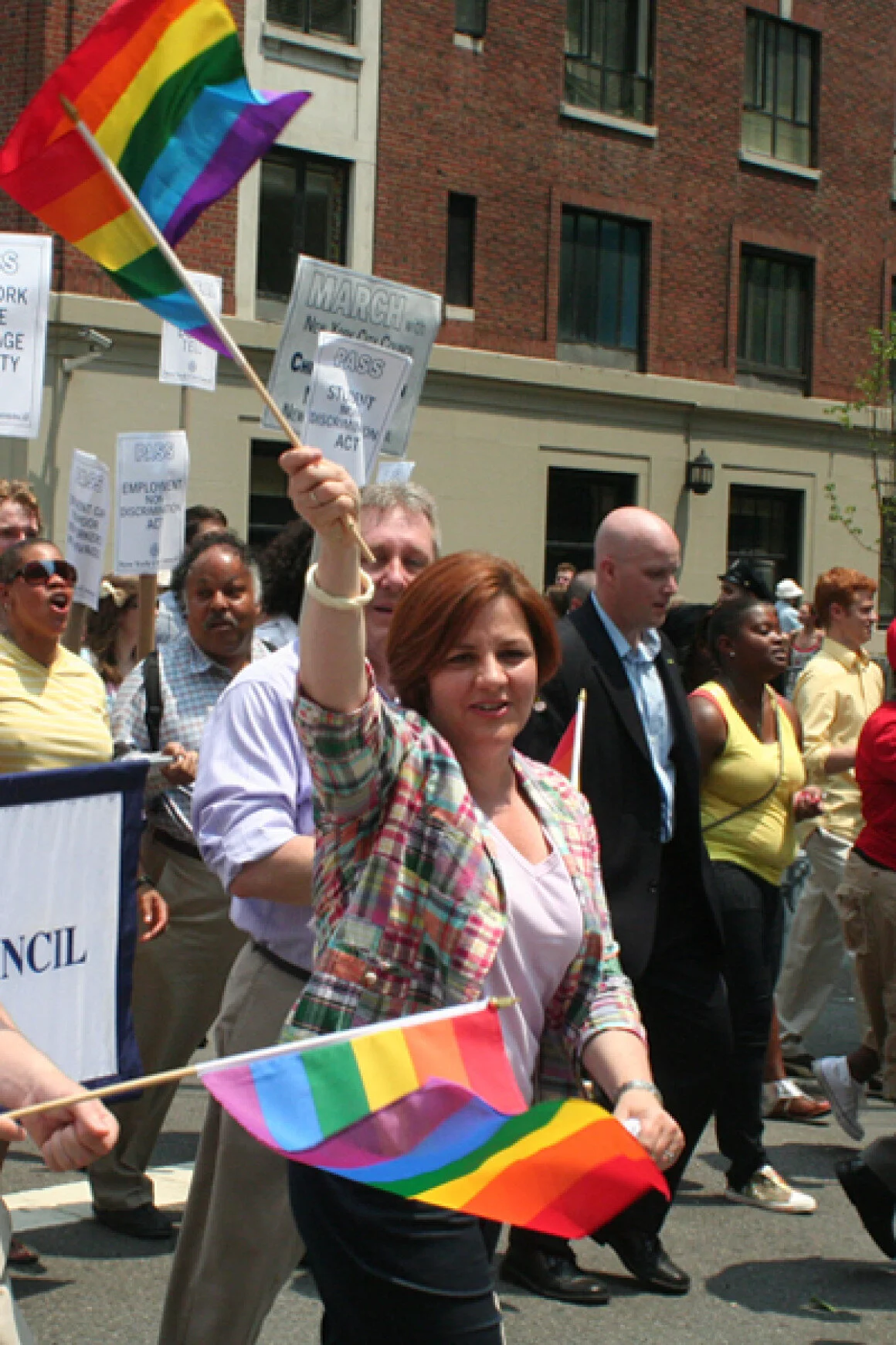 Christine Quinn, positioning herself to run for mayor. | bosstweed via flickr
