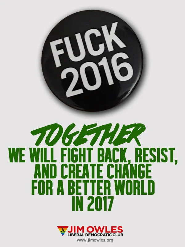 Happy holidays from JOLDC: Together we will fight back. 