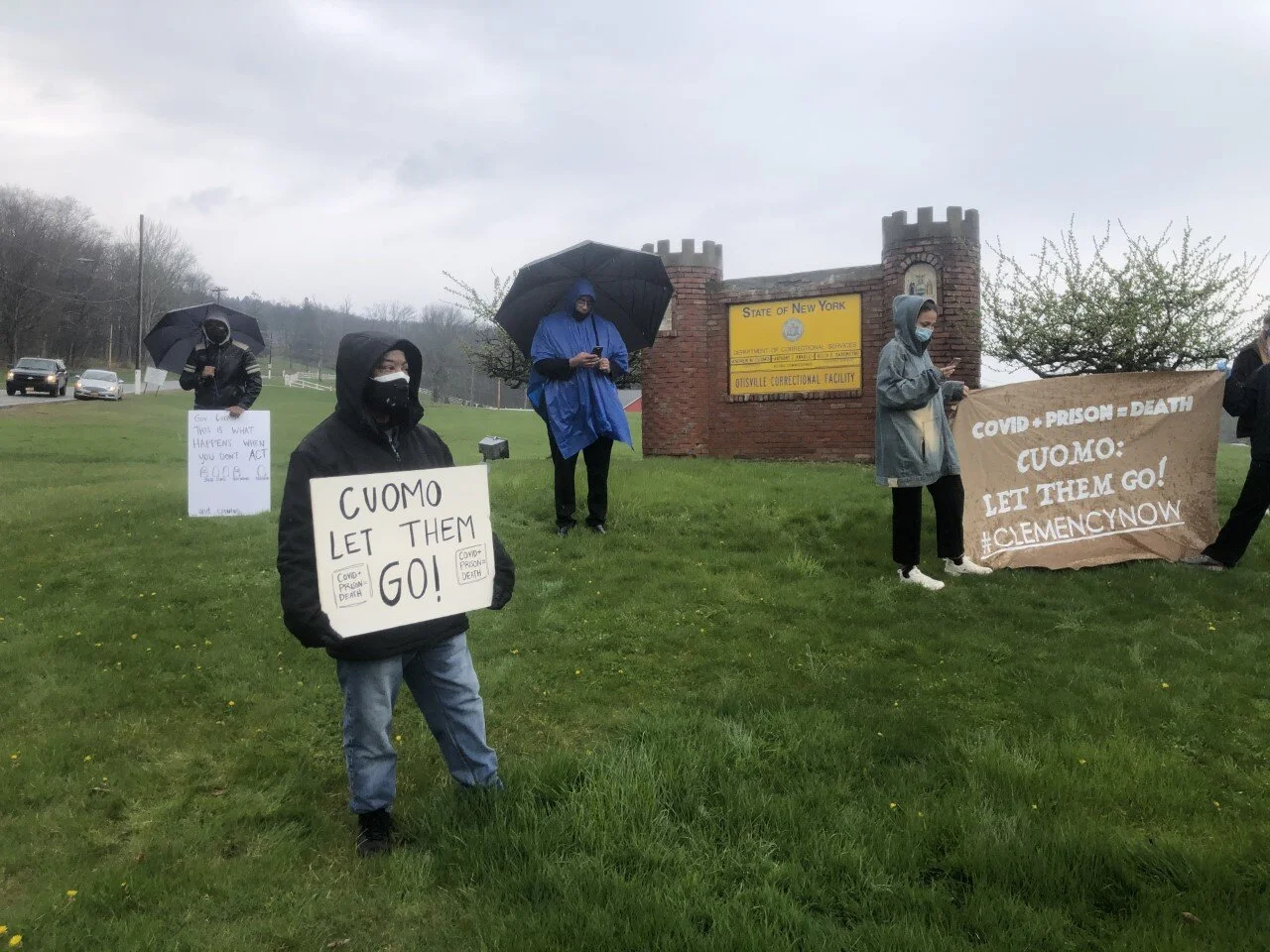 Advocates Hold Statewide Day of Action Outside State Prisons and Governor’s Mansion Calling on Gov. Cuomo to Grant Mass Clemencies to Incarcerated New Yorkers Vulnerable to COVID-19