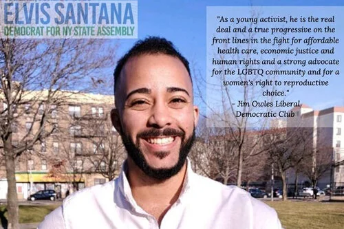 Elvis Santana: Democrat for NY State Assembly