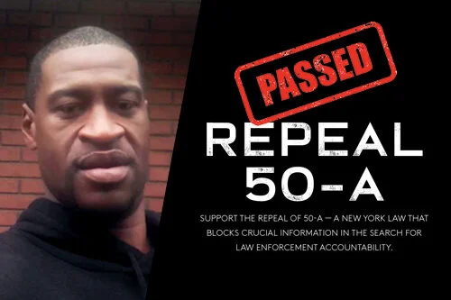 RAPP Campaign Responds to NY State Legislature's Passage of Bill to Repeal 50-A -- In Wake of George Floyd’s Murder