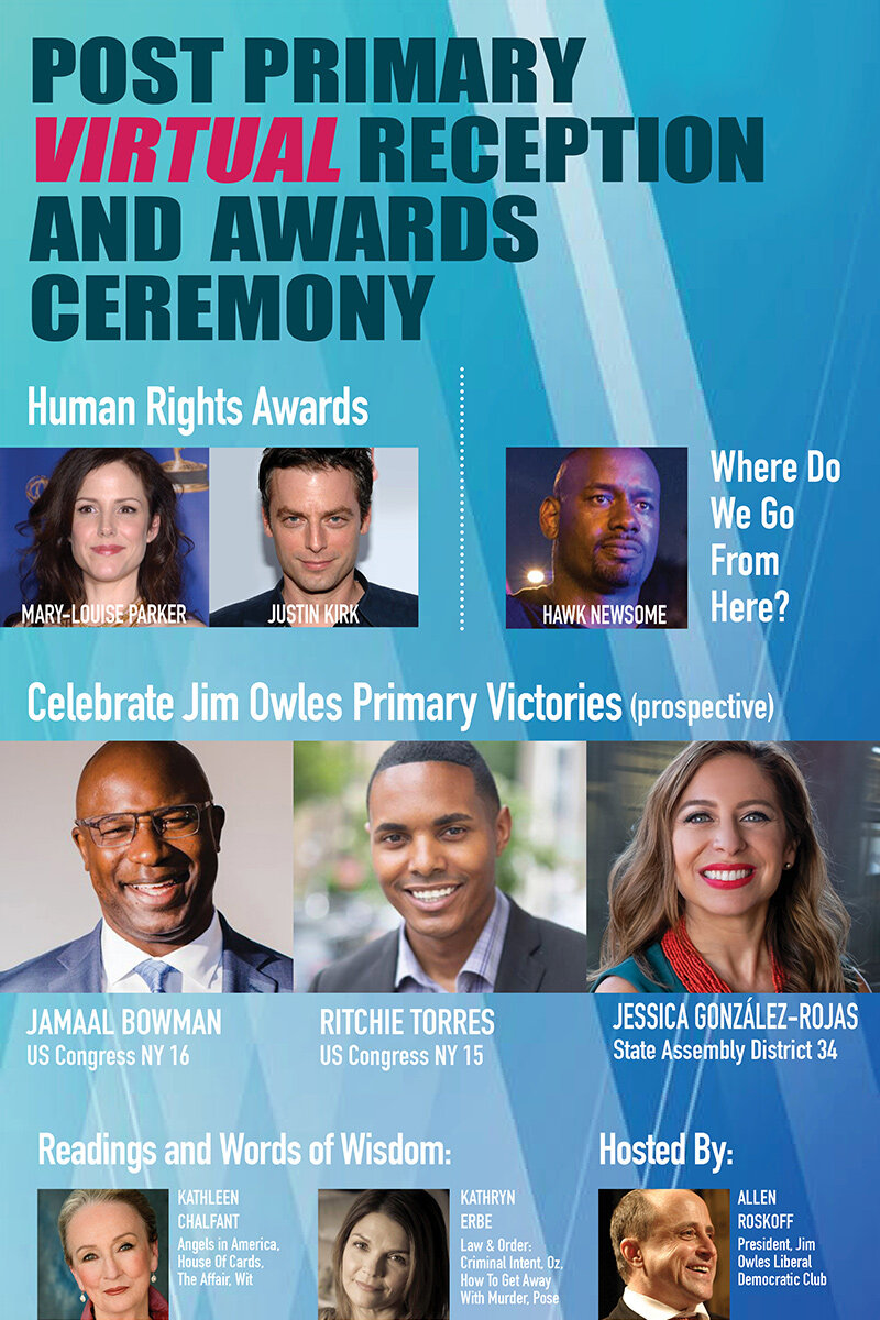 The Jim Owles Post Primary Virtual Reception and Awards Ceremony 2020