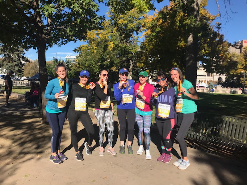 Daughter and friends after 1/2M in CO