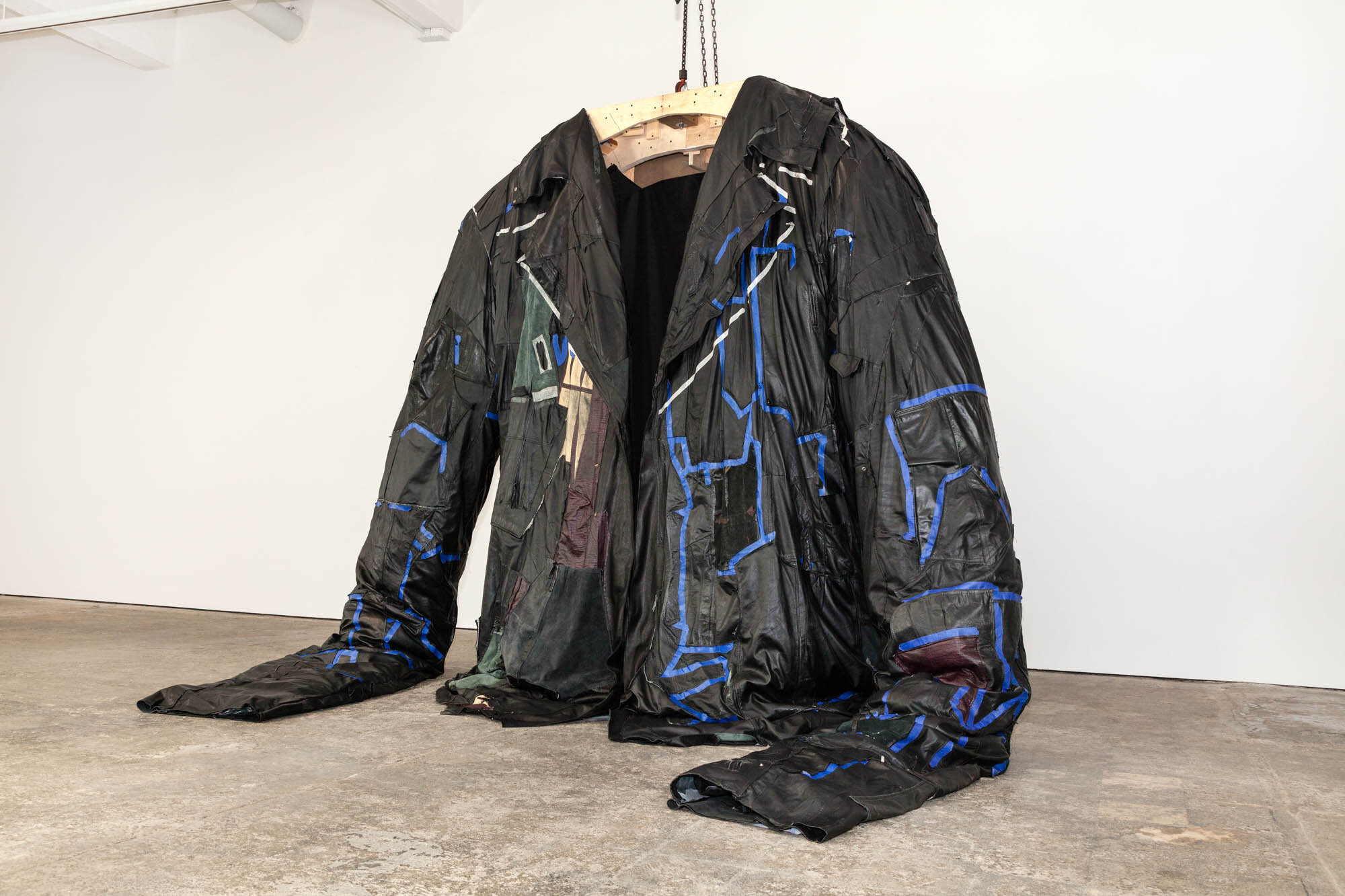       PODERWAĆ , 2017 Leather, cotton, steel, and polyester batting 129 x 102 x 45 in.    MORE IMAGES   The Fabric Workshop and Museum   The National Museum Of Women In The Arts  