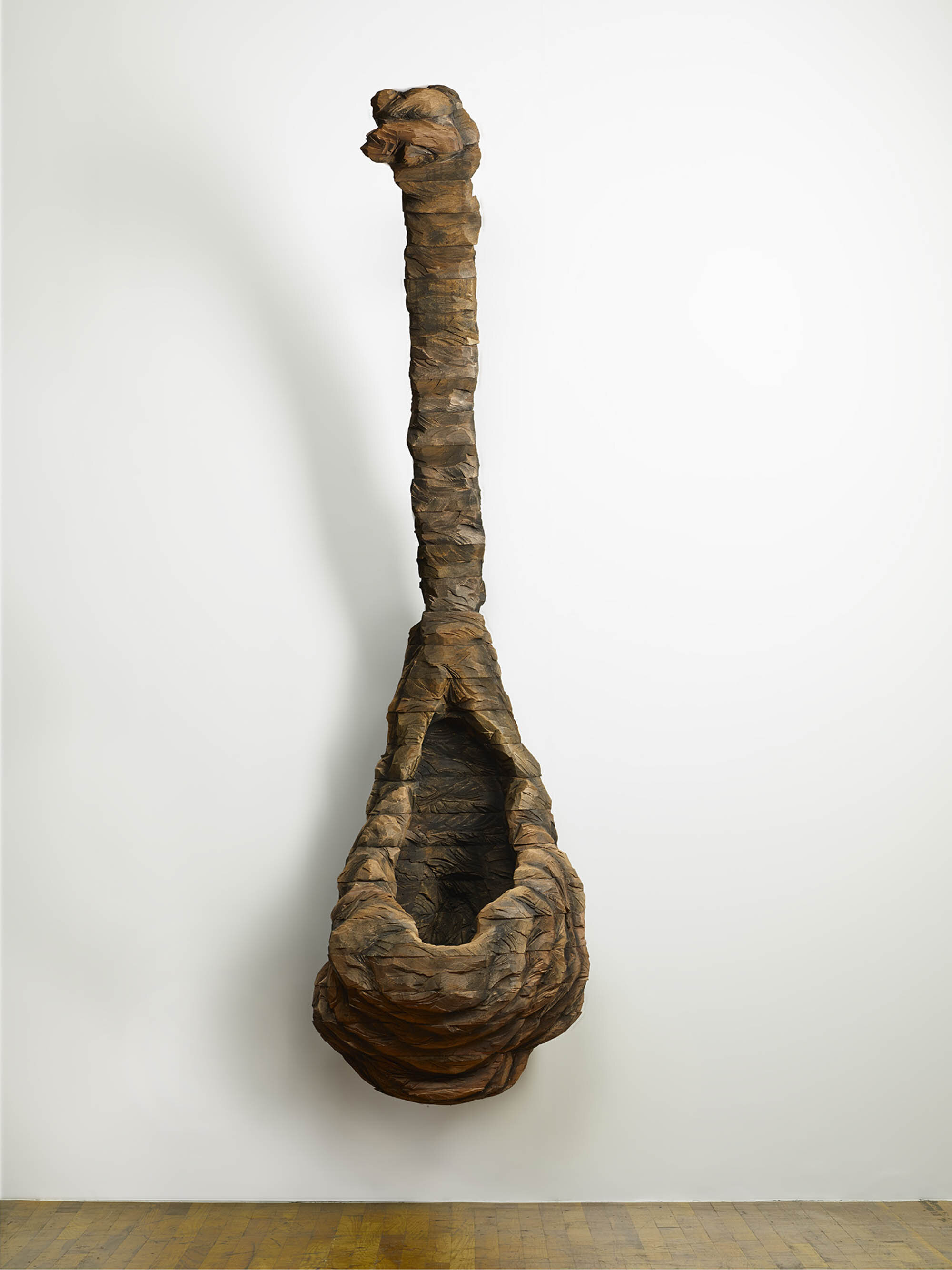       Braided Ladle , 2014 Cedar and graphite 102 x 28 x 26 in.    MORE IMAGES   Princeton University Art Museum  