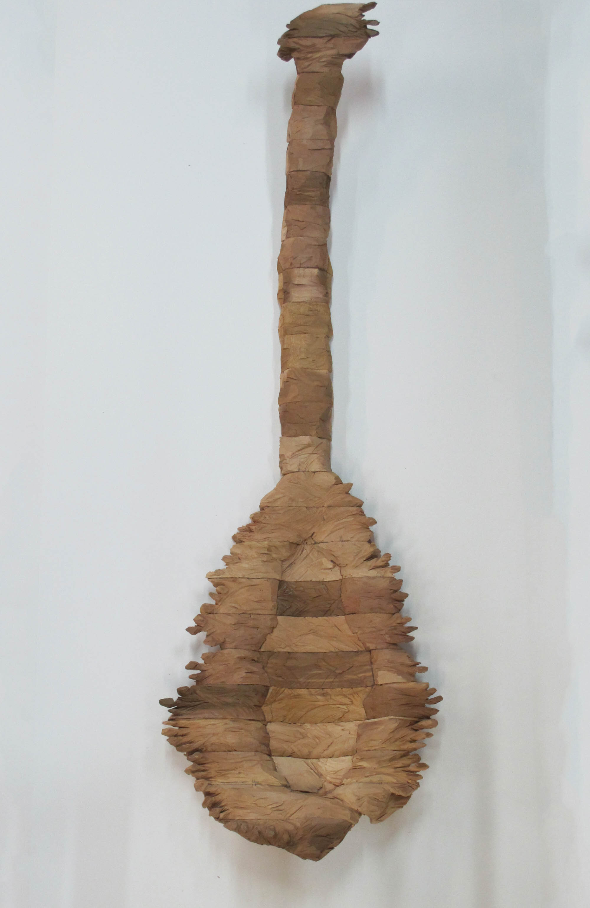       Finger Spoon II , 2009-10 Cedar and pigment 110 x 37 x 14 in.    Galerie Lelong &amp; Co.  
