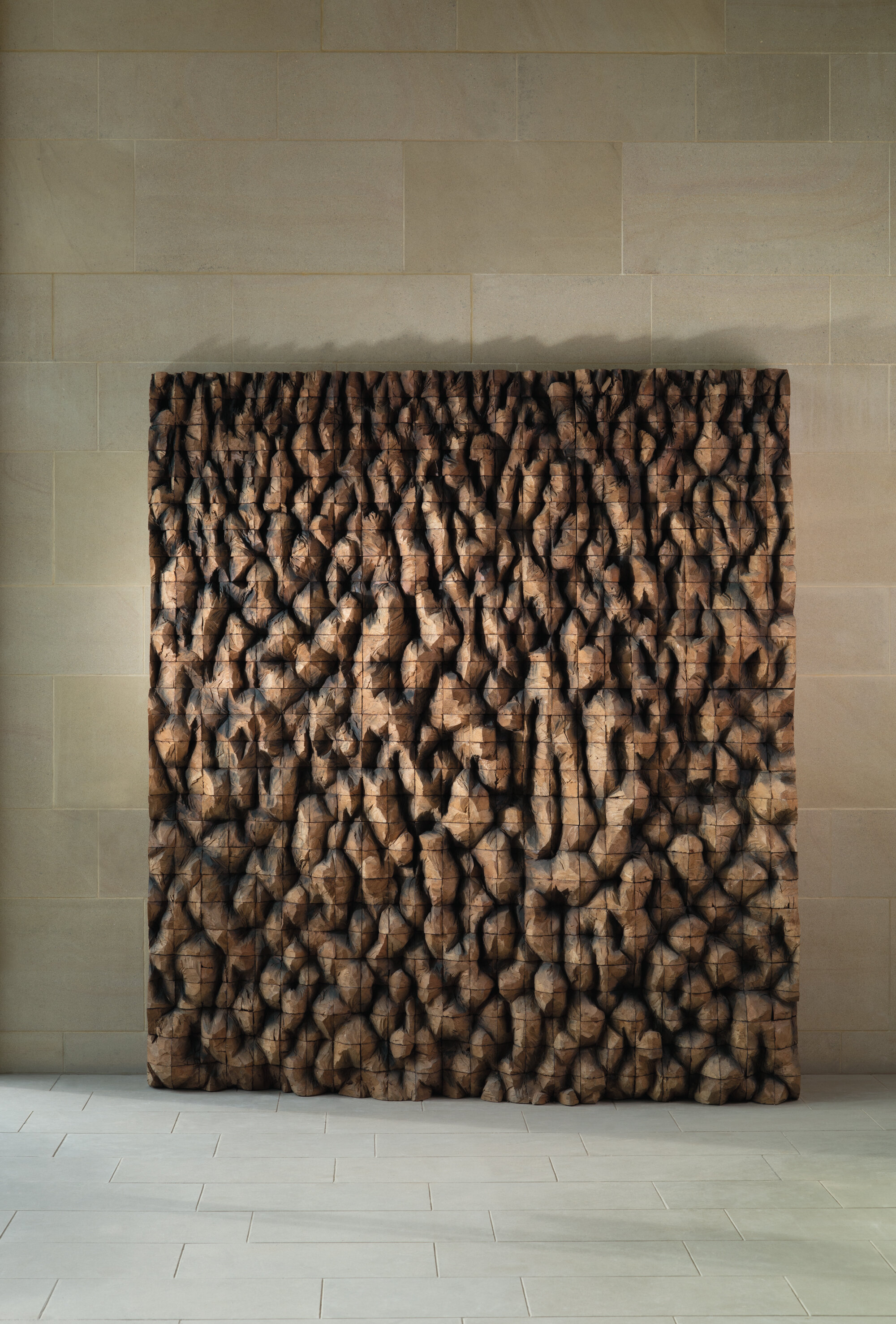       Crossed Mirage , 2011 Cedar and graphite 93 x 82.5 x 32 in.    MORE IMAGES   Princeton University Art Museum  