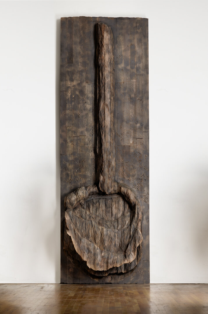       Sunken Shadow , 2011 Cedar and graphite 152 x 48.5 x 18 in.    MORE IMAGES   Galerie Lelong &amp; Co.  