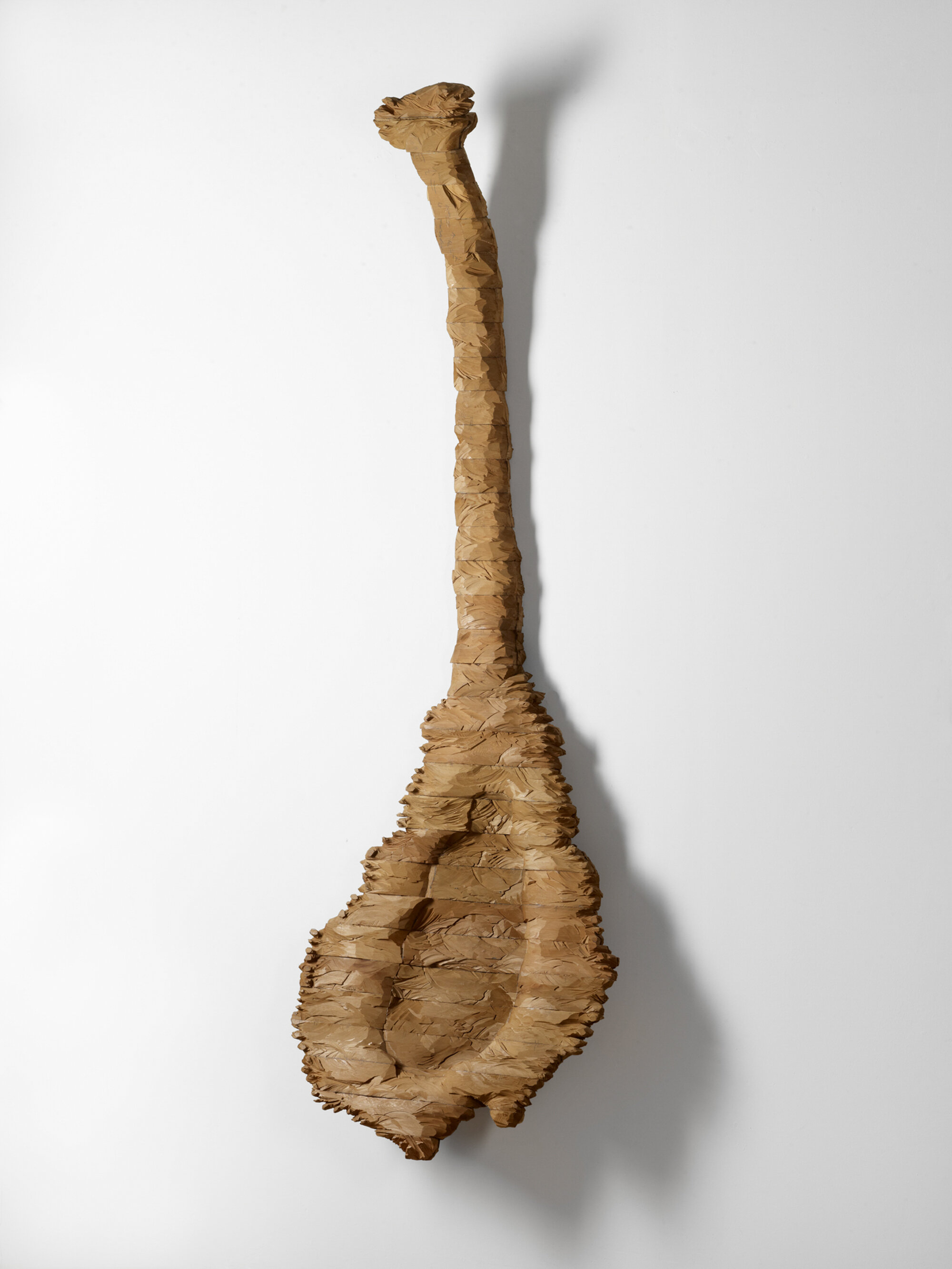       Finger Spoon I,  2010 Cedar and graphite 105 x 36 x 12 in.    Galerie Lelong &amp; Co.  