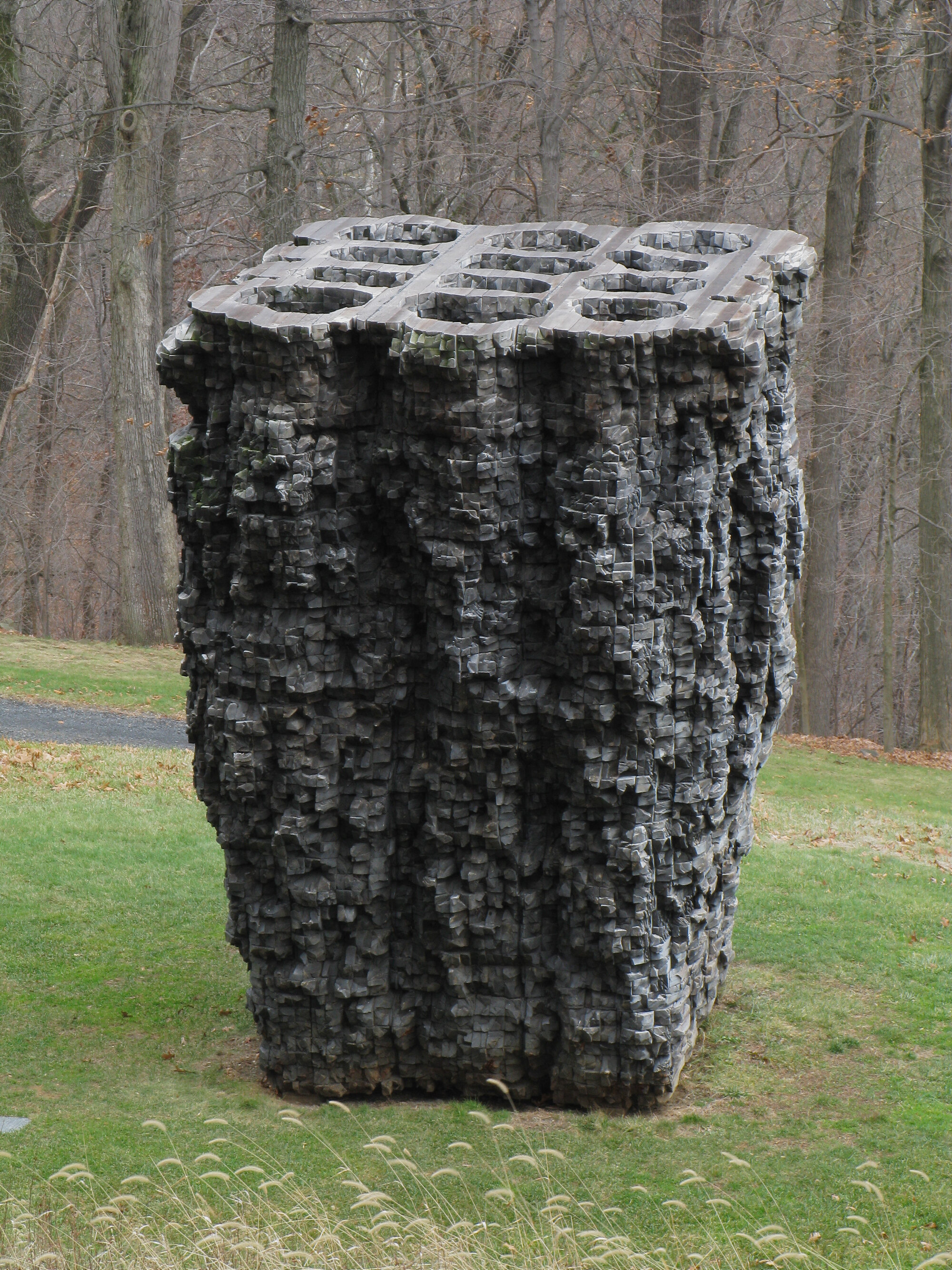       For Paul , 1990-92 Cedar and graphite 210 x 108 x 164 in.    MORE IMAGES   Storm King Art Center  