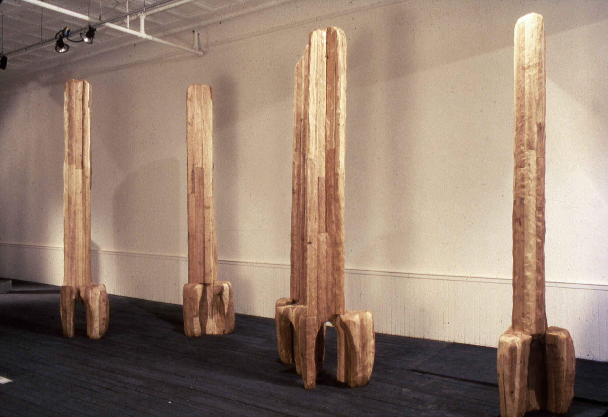       For Paul , 1983 Cedar 144 x 36 x 24 in.    Bette Stoler Gallery  