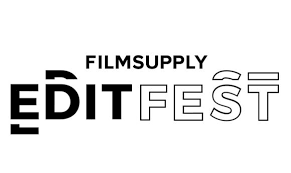 Logo for Filmsupply Edit Fest with black and white text