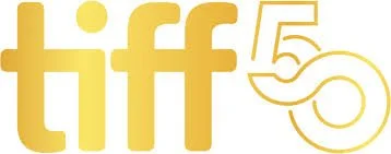 TIFF 50th anniversary logo in gold and white