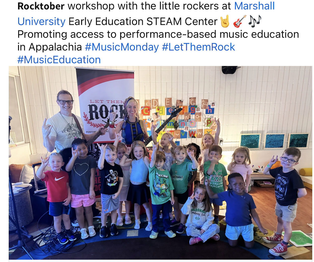 Rocktober Little Rockers Workshop