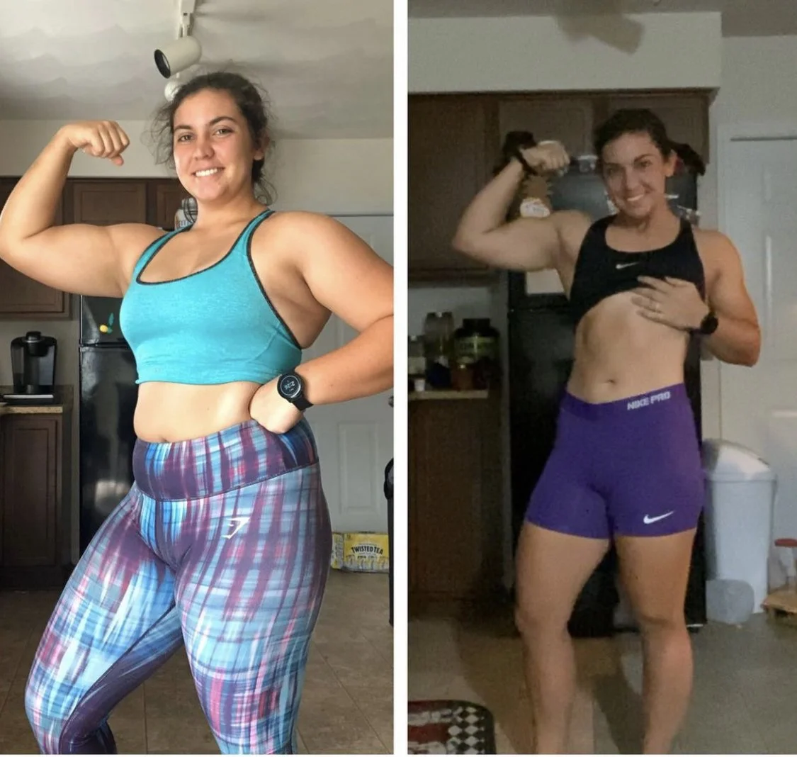 example 1: Flex Club client fat loss results — strength training and cardio combined