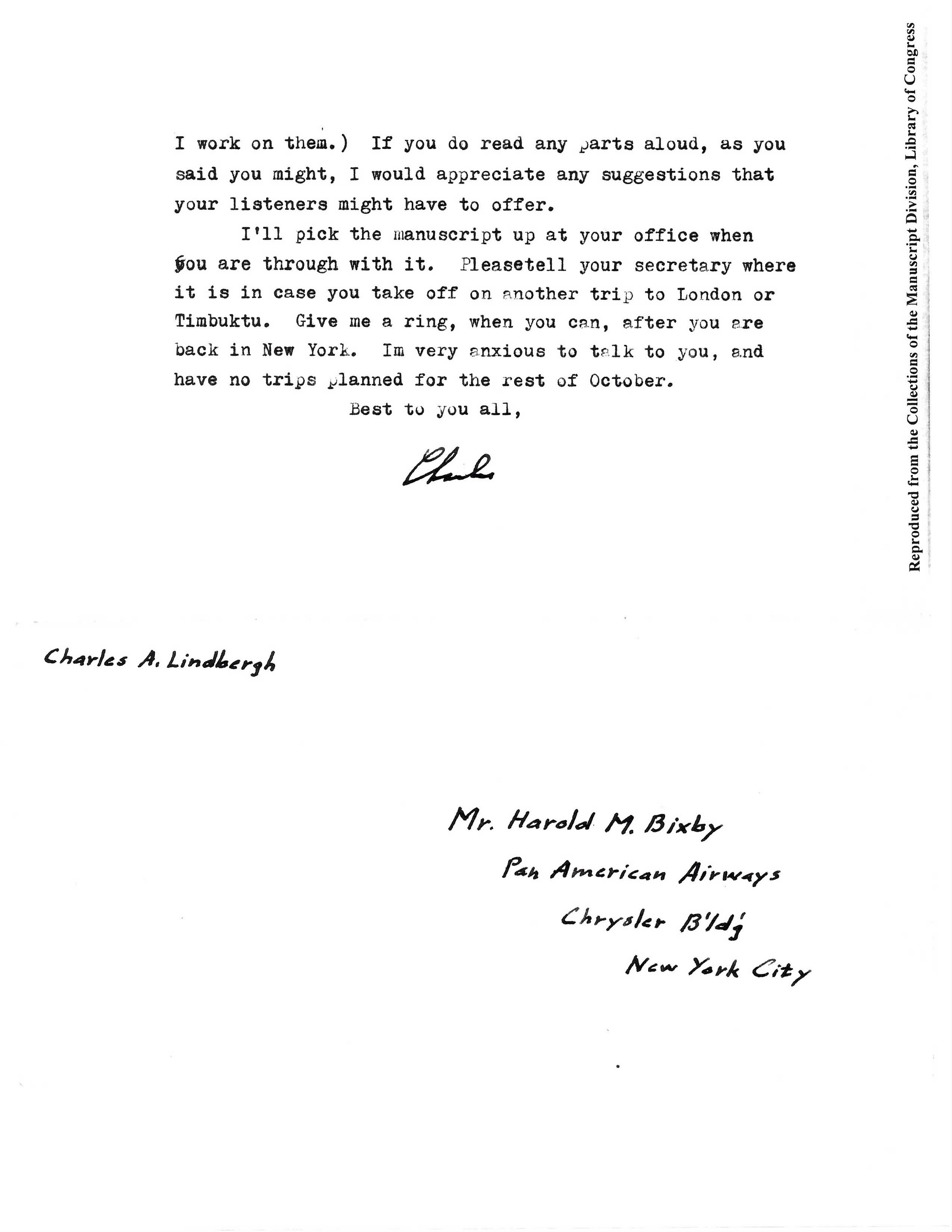 #2) Spirit of St. Louis Manuscript Letter.JPG