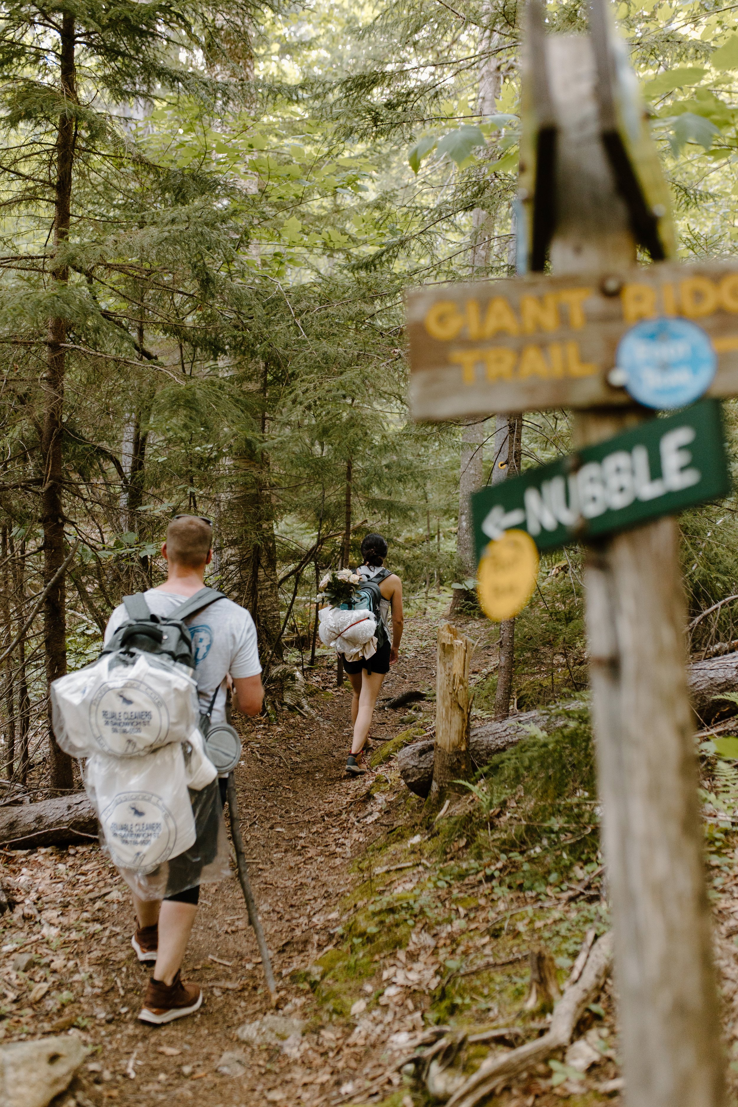 How to Hike with a Wedding Dress for an Elopement — Juliana Renee