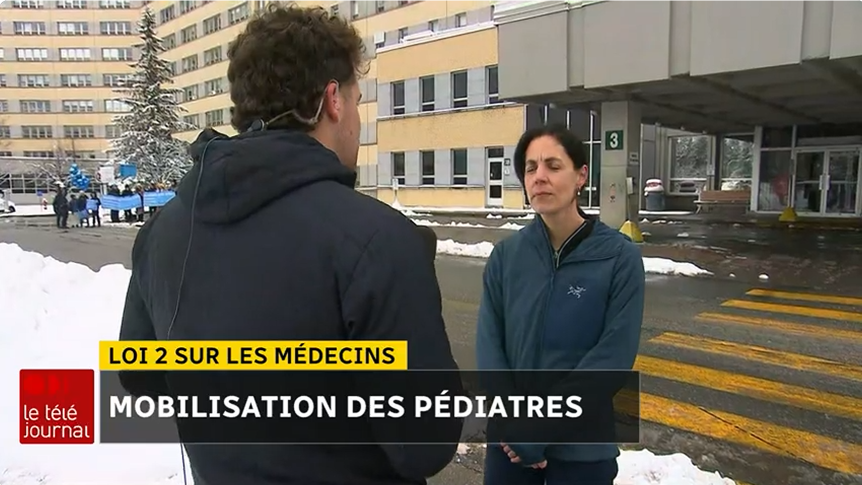 Le Téléjournal Midi - Mobilisation des pédiatres