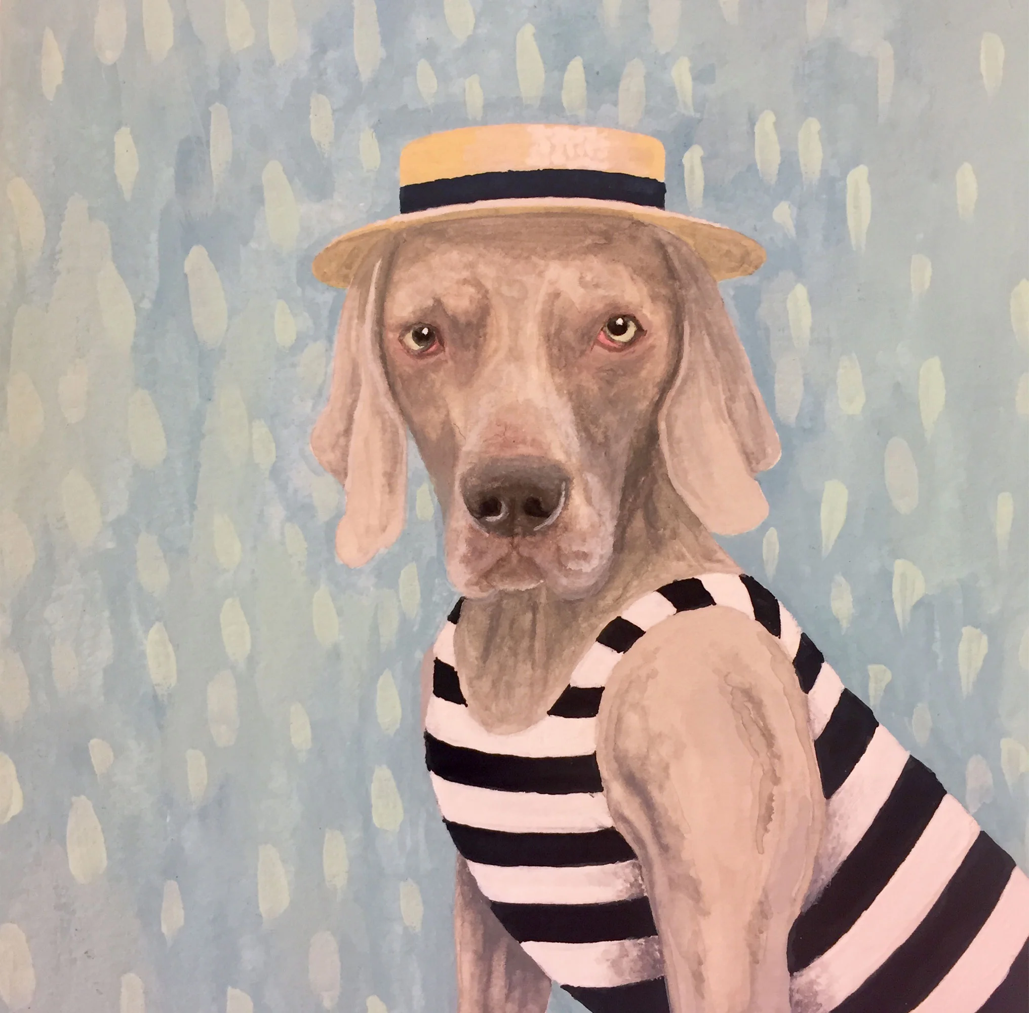 finished gouache painting