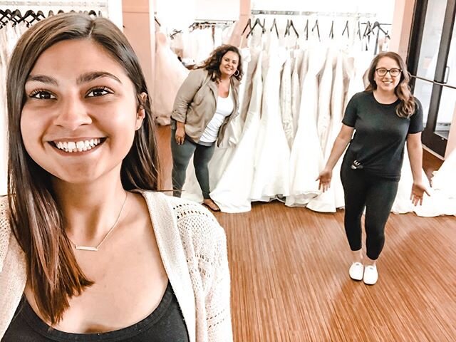 Last night we got together at the store to discuss our reopening in detail! We will be posting our new safety procedures and changes over the next few days! Wishing we could hug each other but cannot wait to get back to helping our wonderful brides p