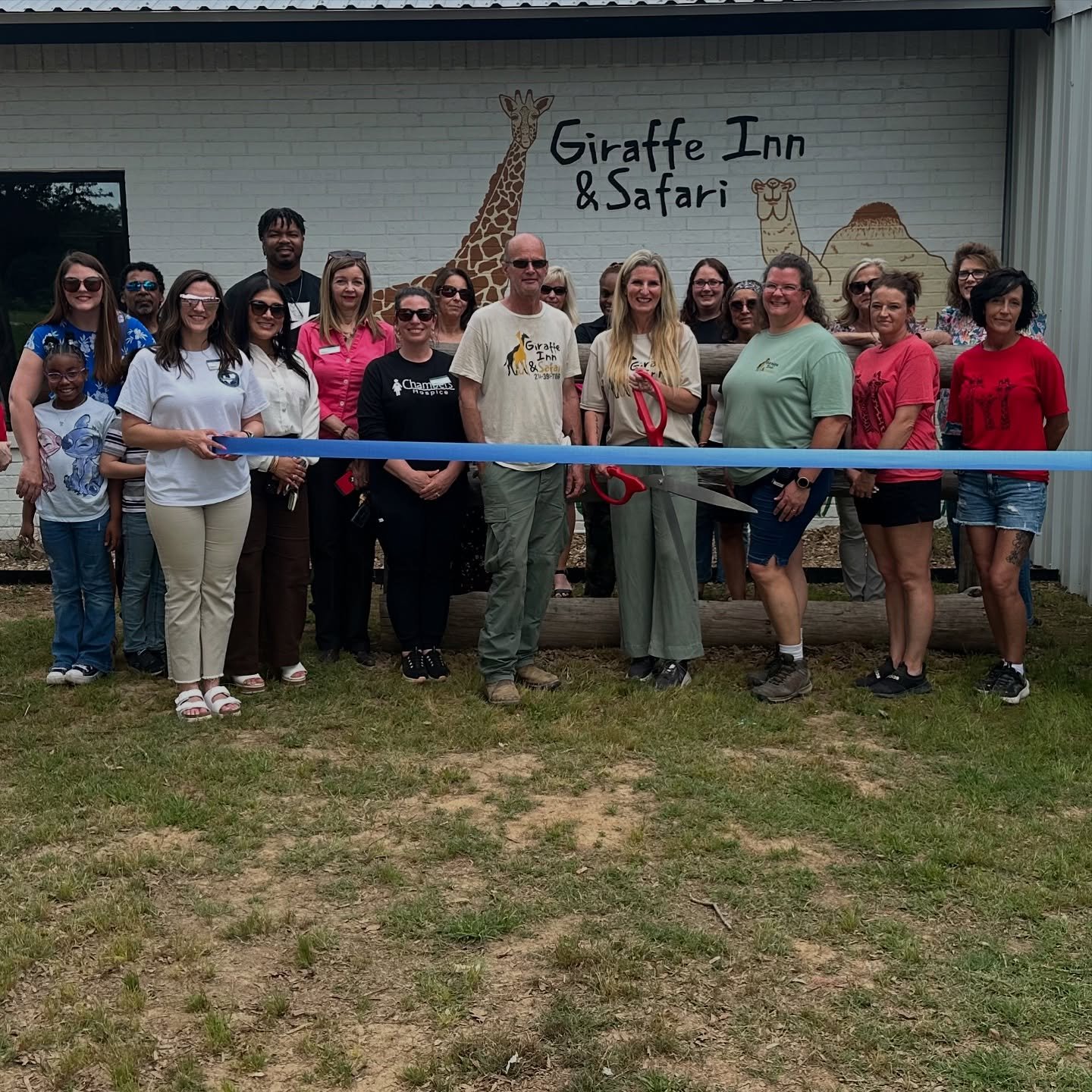 Giraffe Inn &amp; Safari offers a variety of family friendly activities for our area. From educational to entertainment, Giraffe Inn &amp; Safari always has something new and fun to do! We were excited to be able to celebrate them with a Chamber Ribb