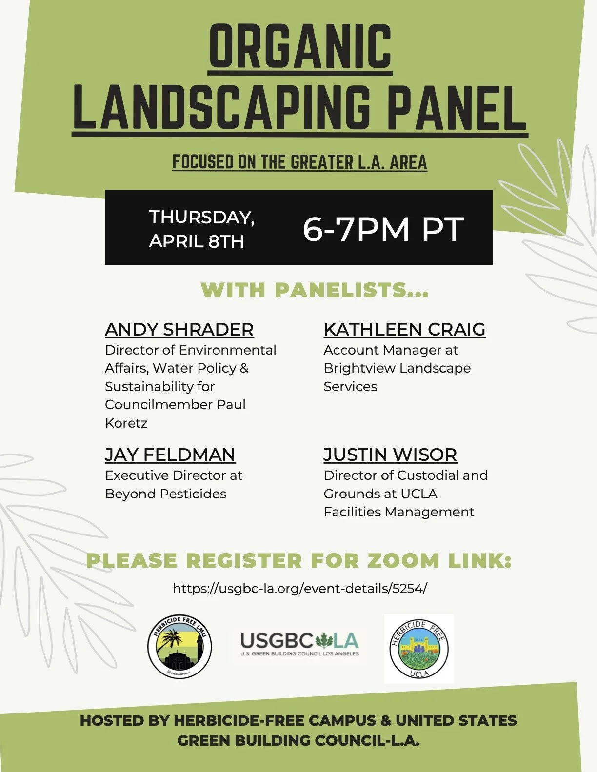 4/8/21: HFC LMU: Organic Landscaping in LA Panel 