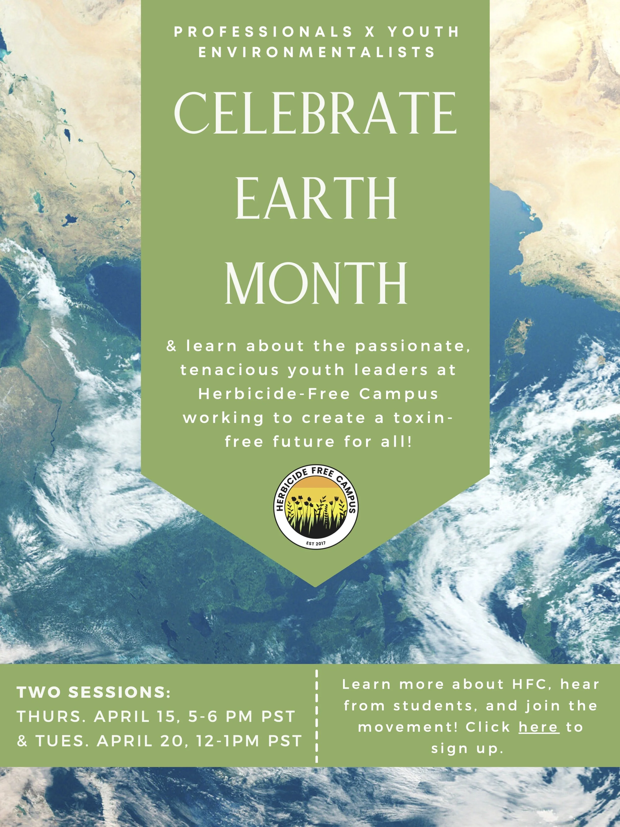 4/15/21: Professionals x Youth Environmentalists: Celebrate Earth Month With HFC!